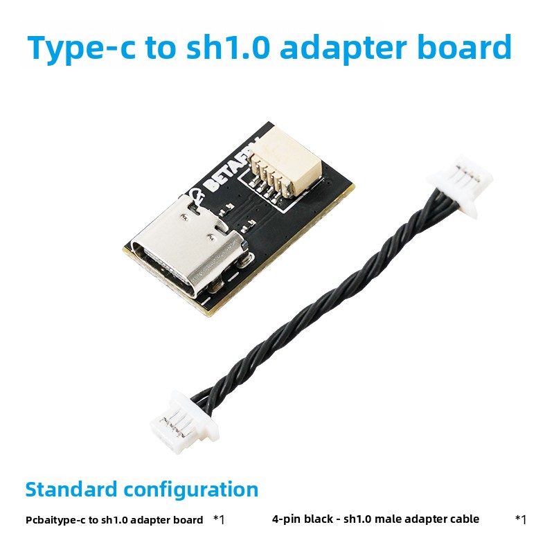 Drone Battery Plate - BETAFPV Typ-C zu SH1.0 Adapterplatine, FPV-Drohnen-Tuning-Board,