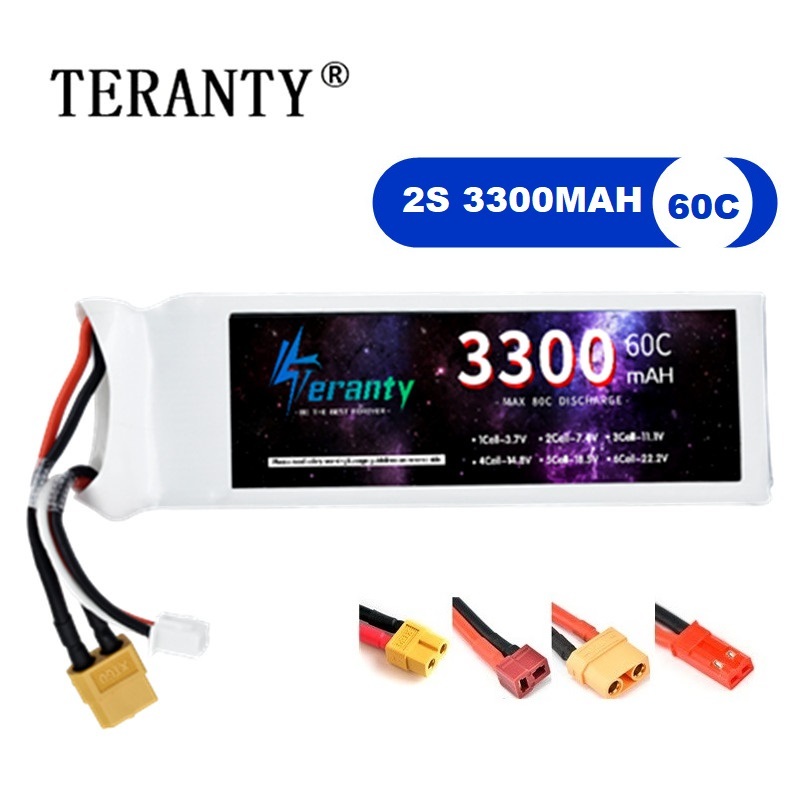 Drone Battery Lipo - 2S 7,4 V LiPo Batterie 3300mAh