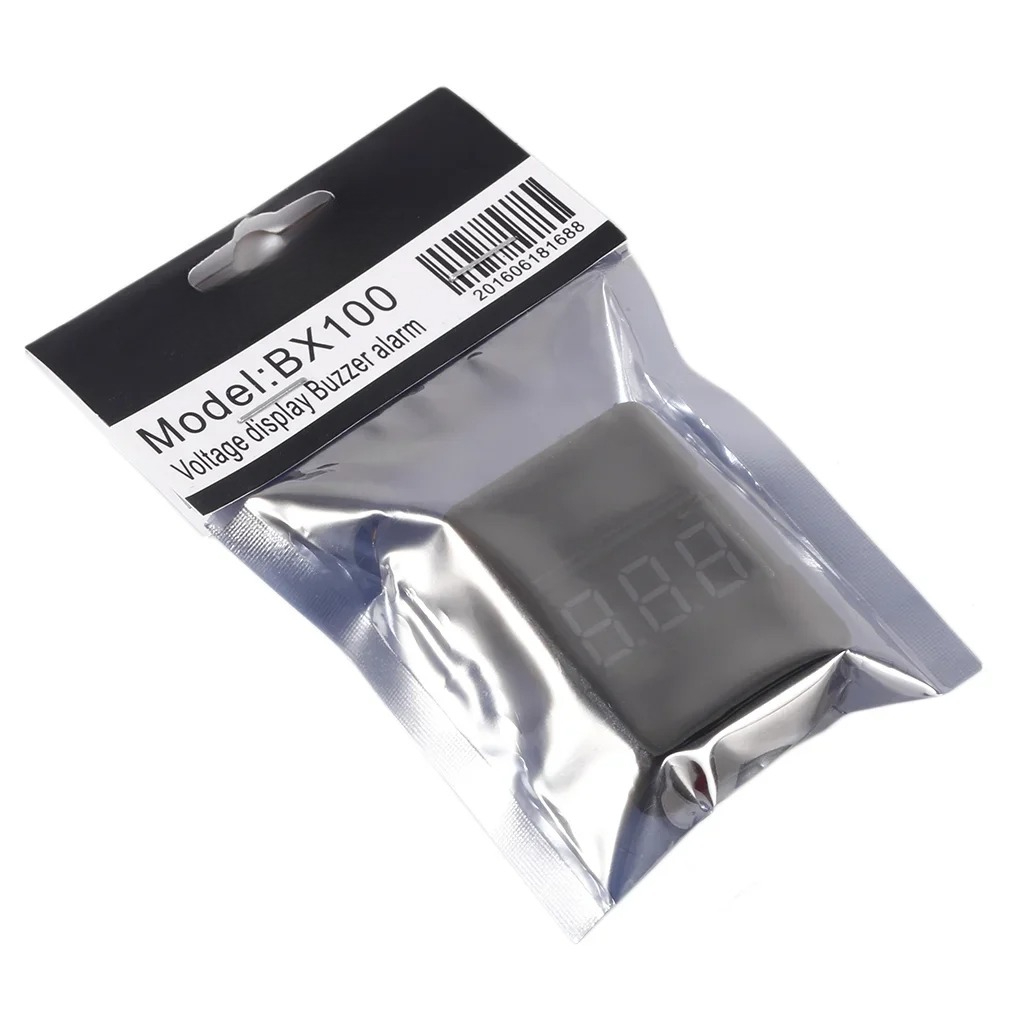 Drone Battery Alarm - BX100 1-8S Lipo Batteriespannungstester mit LCD-Display