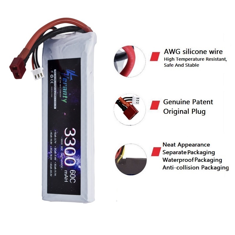 2S 7,4 V LiPo Batterie 3300mAh – Drone Battery Lipo Bewertung und Preis
