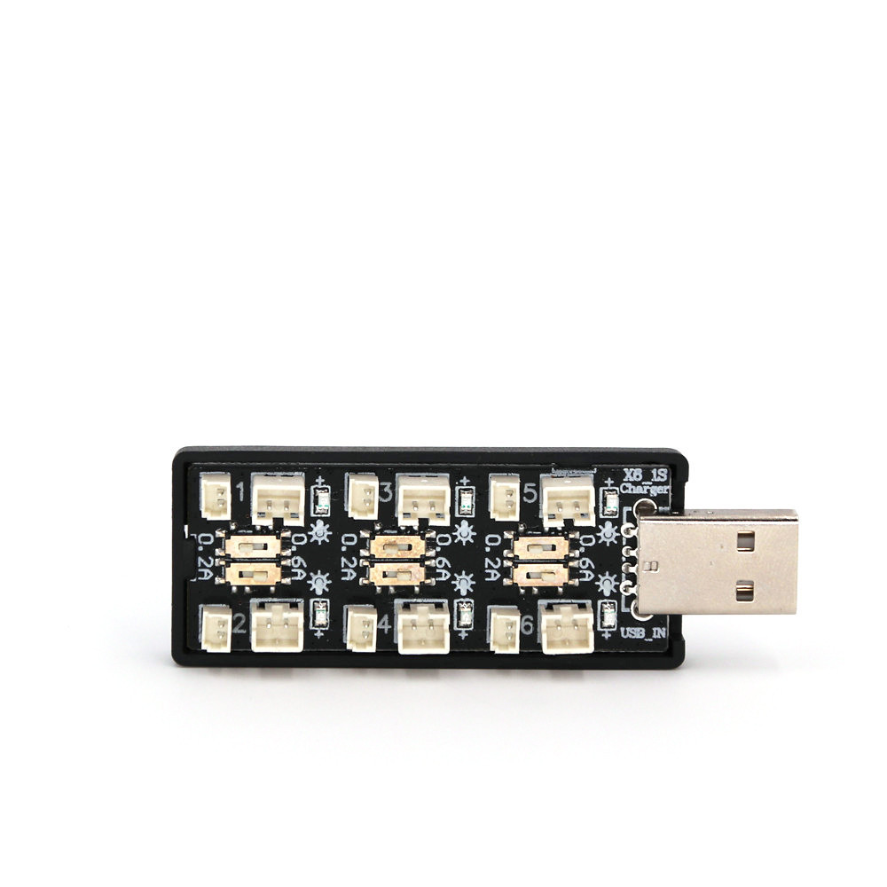 6CH USB 1S LiPo/LiHv 3,7 V/4,2 – Drone Battery Plate Bewertung und Preis