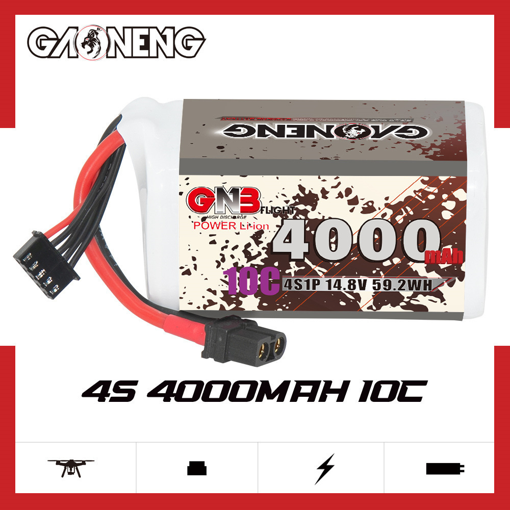 GNB 4000 mAh 4S 14,8 V 10C 20C – Drone Battery Plate Bewertung und Preis