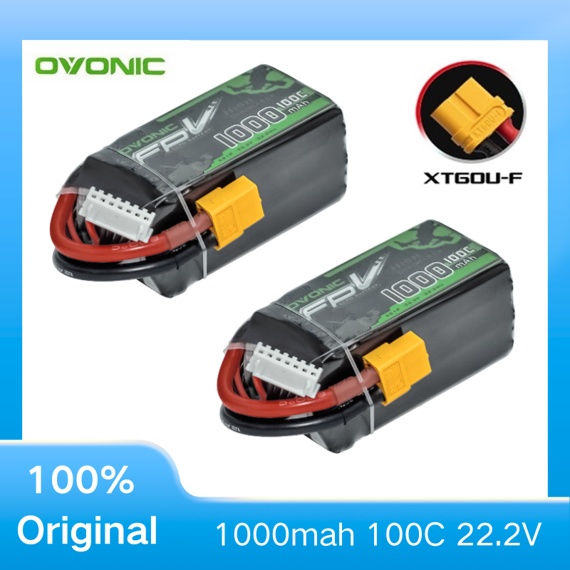 2 Stück OVONIC 1000mAh 100C 22 – Drone Battery 6S Bewertung und Preis