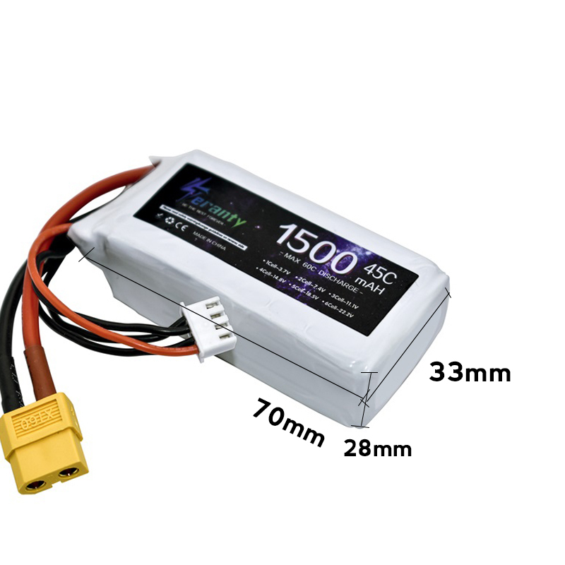 TERANTY 3s 45C 11,1V 1500mAh L – Drone Battery Li-Ion Bewertung und Preis