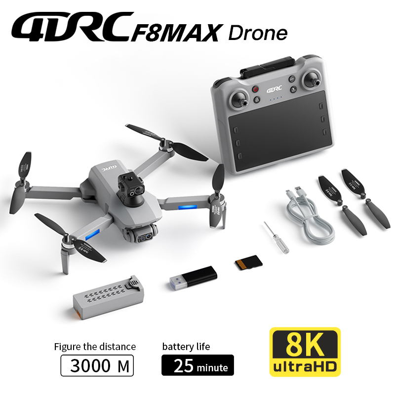 F8 MAX GPS-Drohne, professione – Drone Battery Case Bewertung und Preis