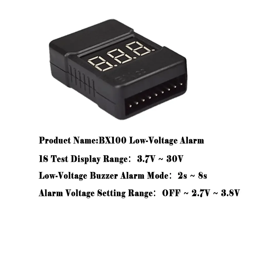 BX100 1-8S Lipo Batteriespannu – Drone Battery Alarm Bewertung und Preis